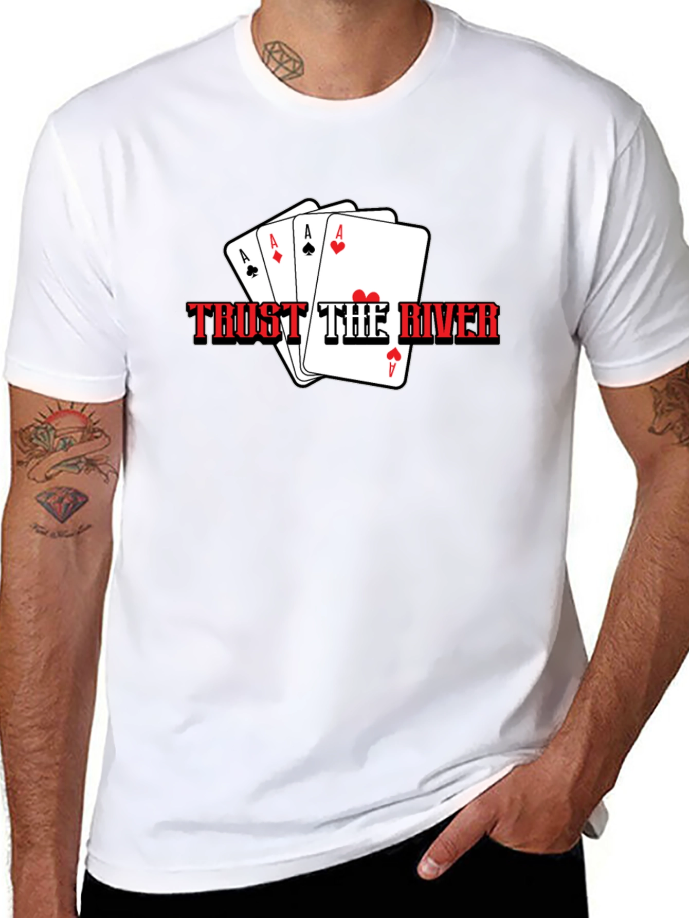 Trust The River Poker Ace T-Shirt