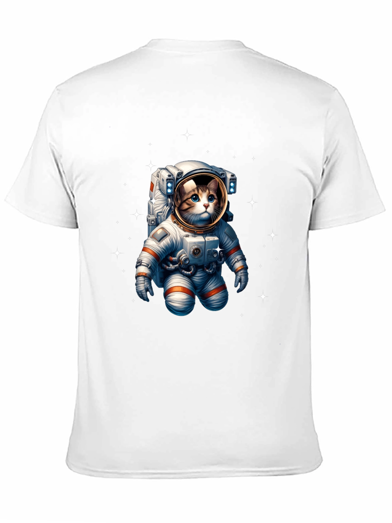 Astronaut Cat Graphic Tee - Space Kitty T-Shirt