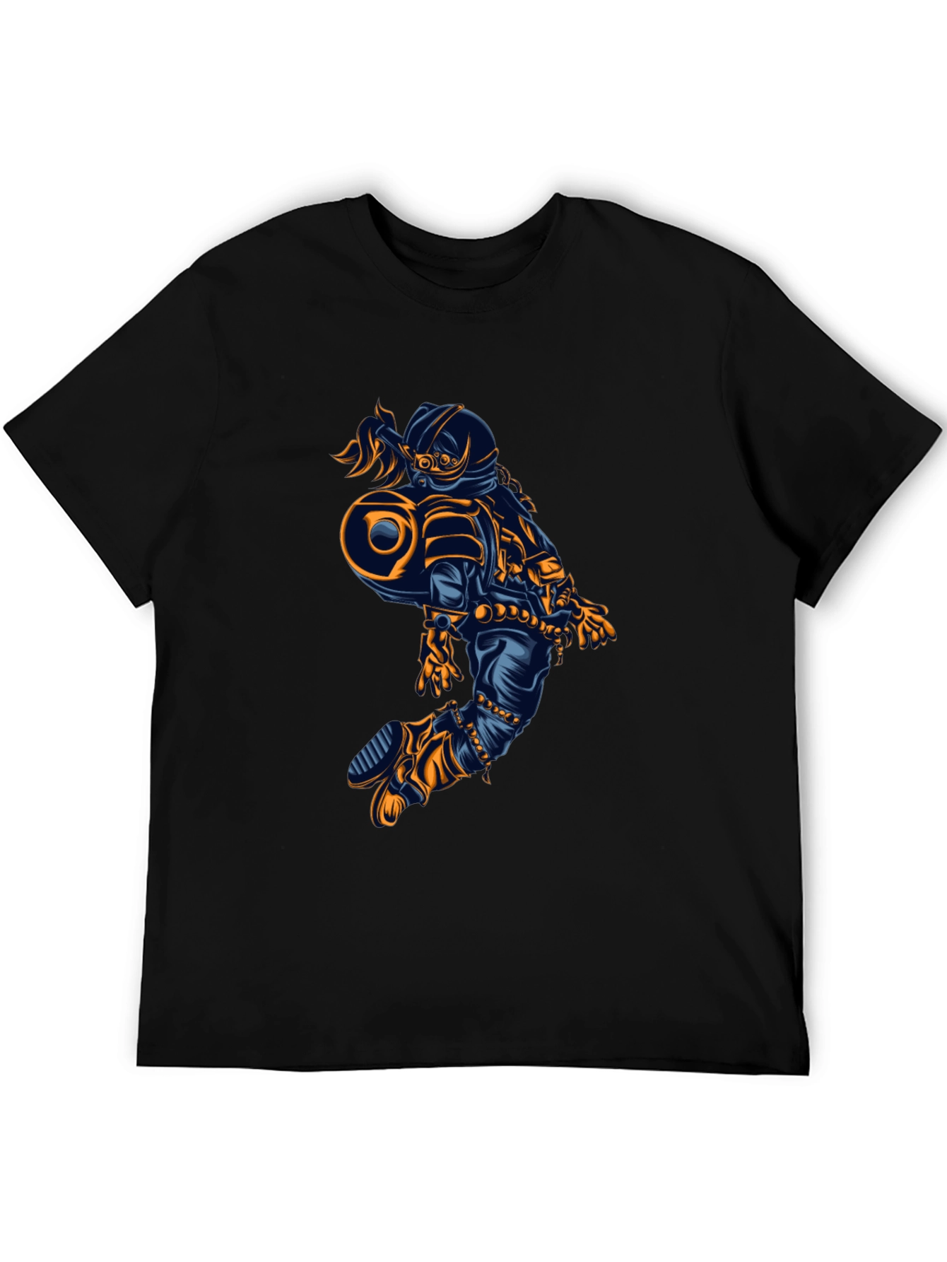Astronaut Graphic Tee - Cool Space Design