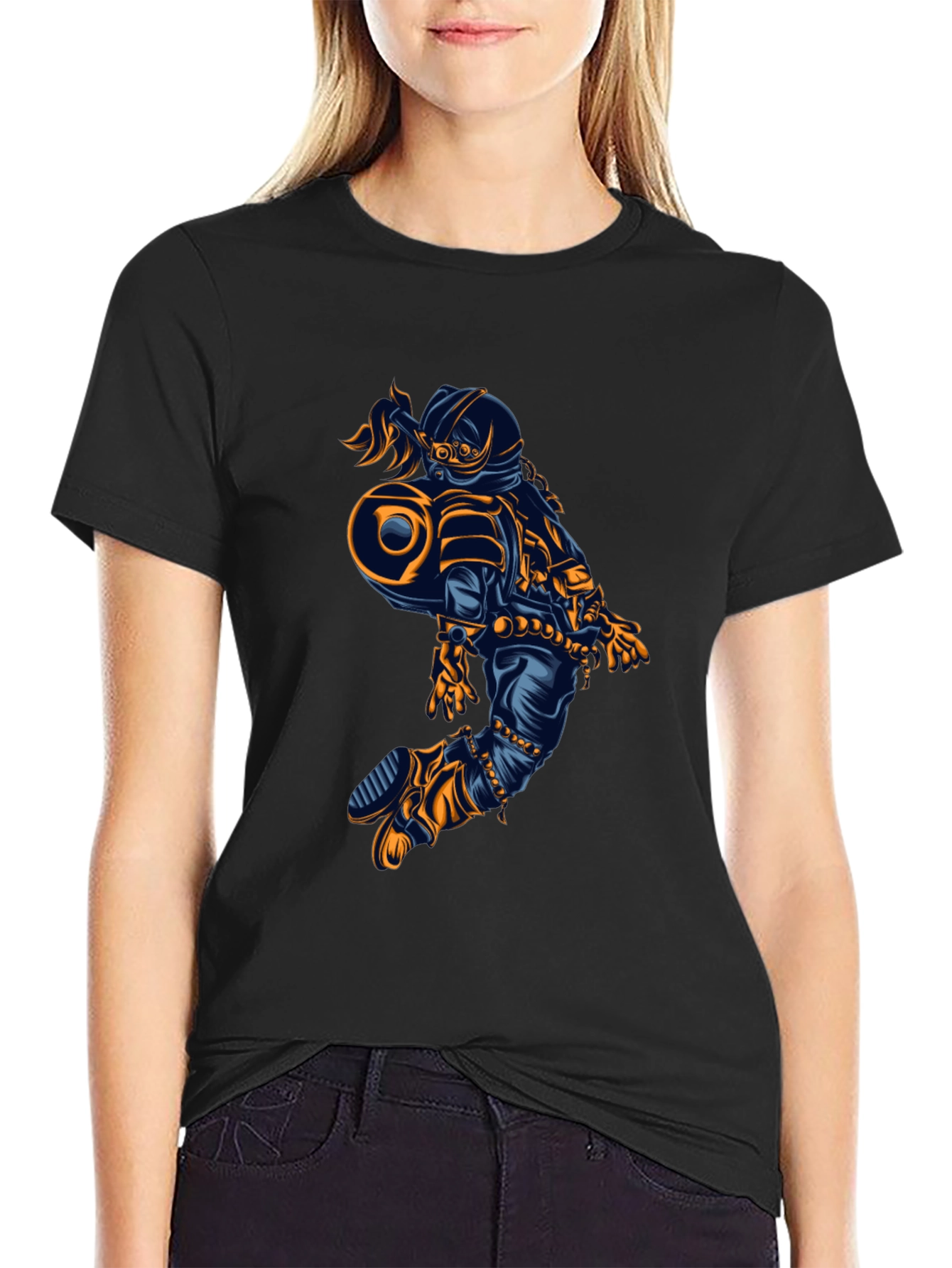Astronaut Graphic Tee - Cool Space Design