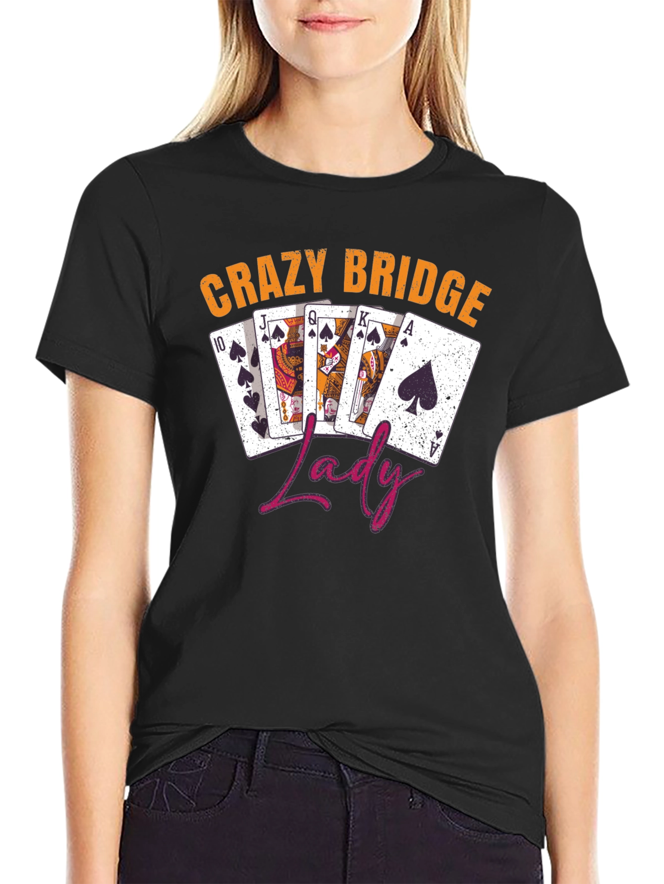 Crazy Bridge Lady T-Shirt