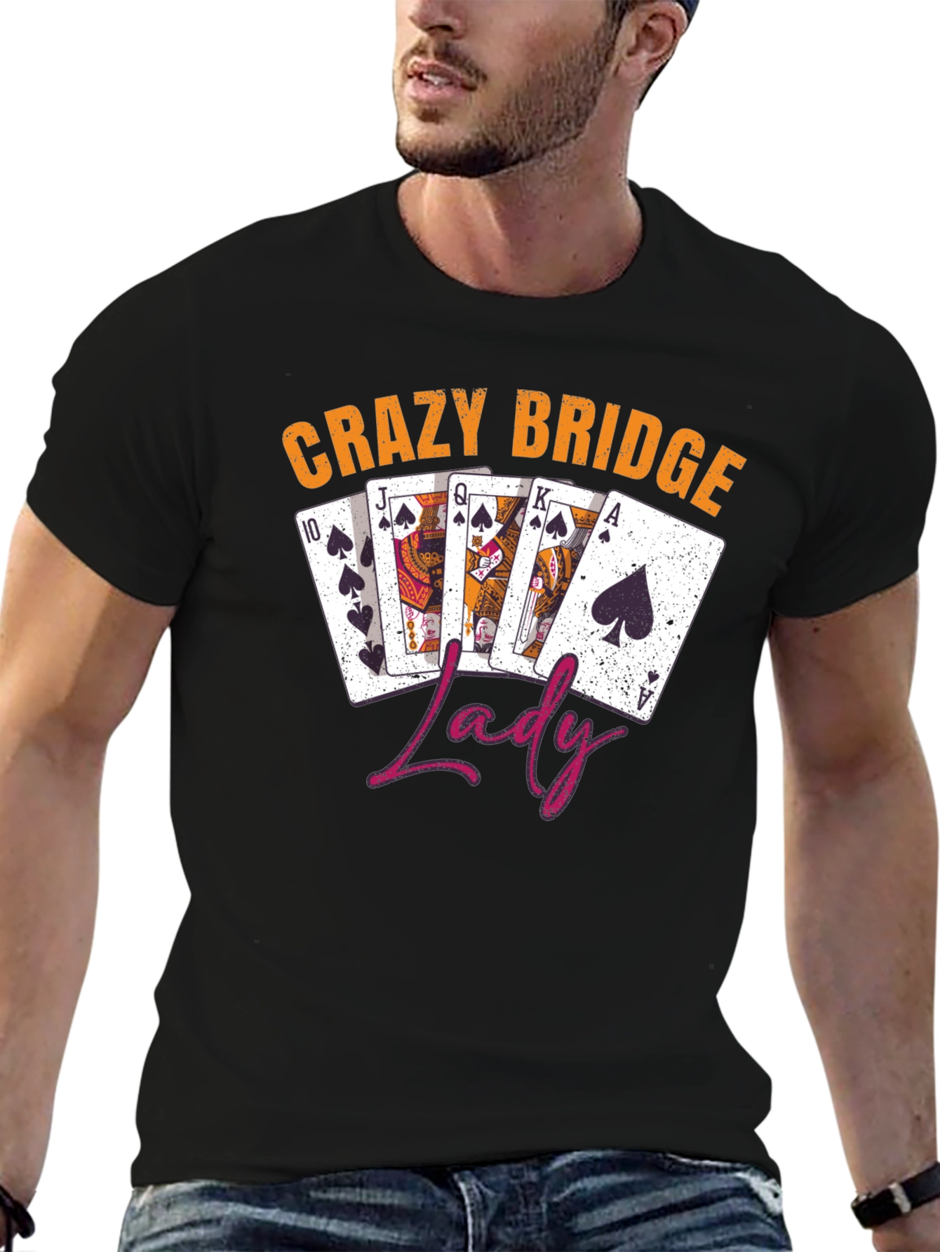 Crazy Bridge Lady T-Shirt