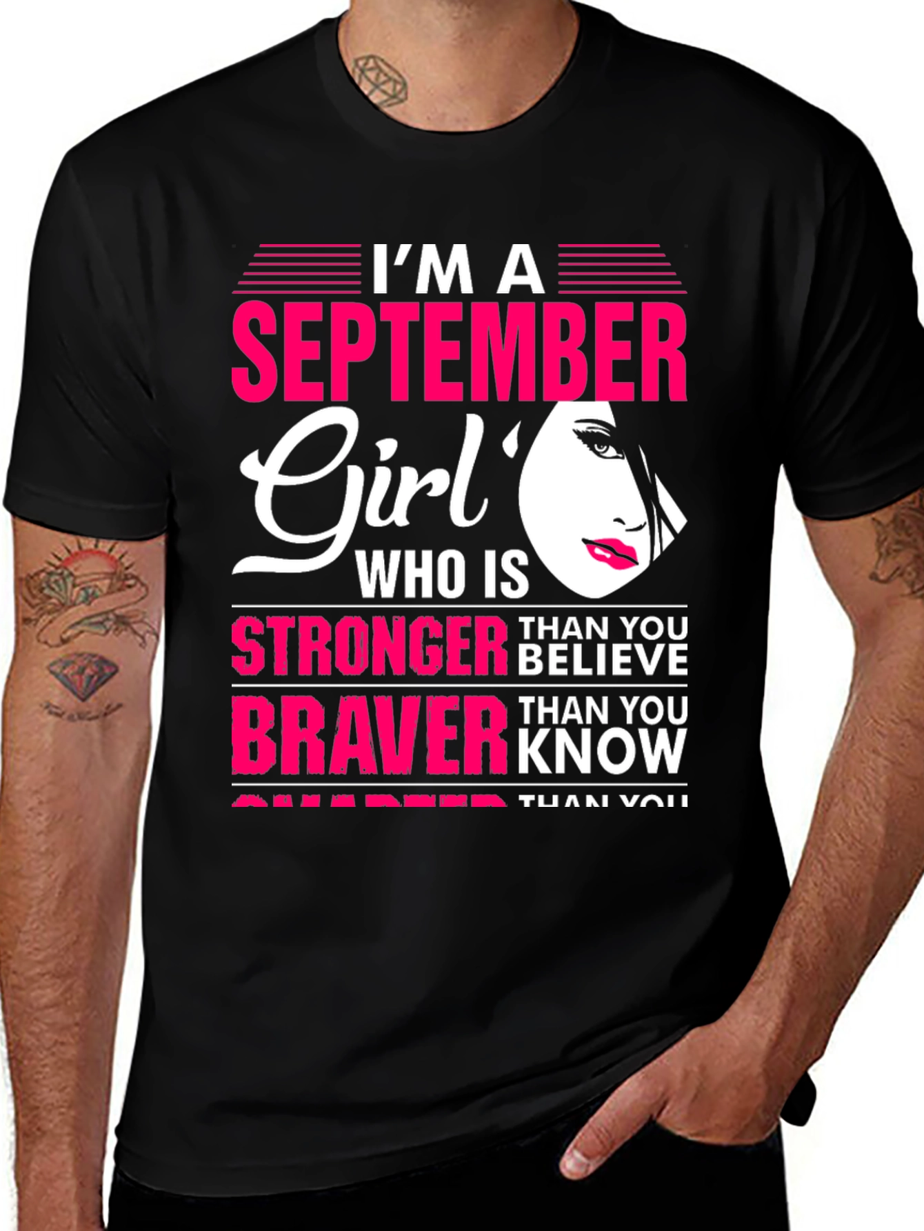 September Girl T-Shirt: Stronger & Braver