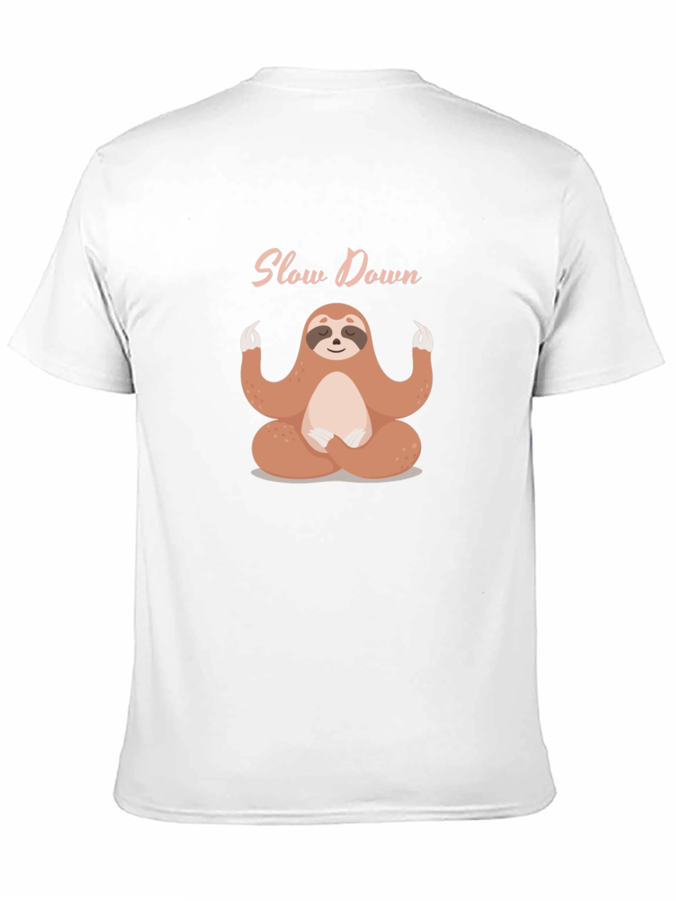 Meditating Sloth T-Shirt - Slow Down