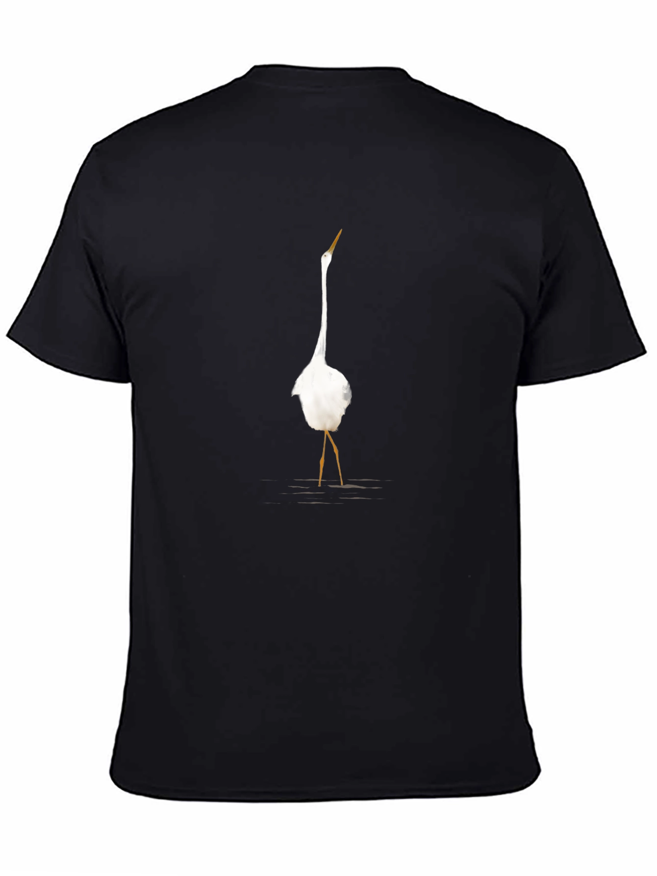 Egret Graphic Tee - Classic Black T-Shirt