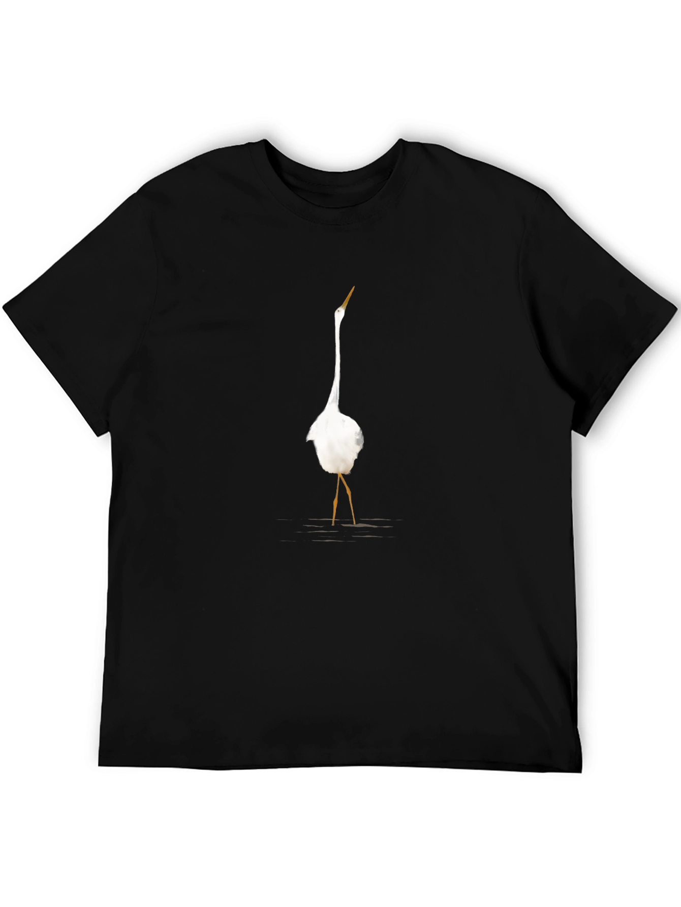 Egret Graphic Tee - Classic Black T-Shirt