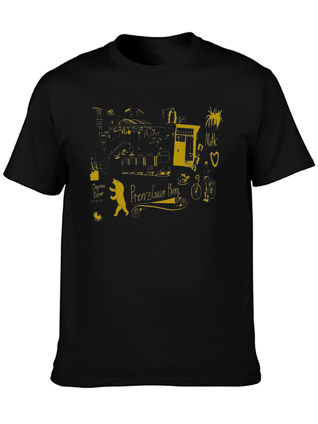 Prenzlauer Berg Graphic Tee - Black