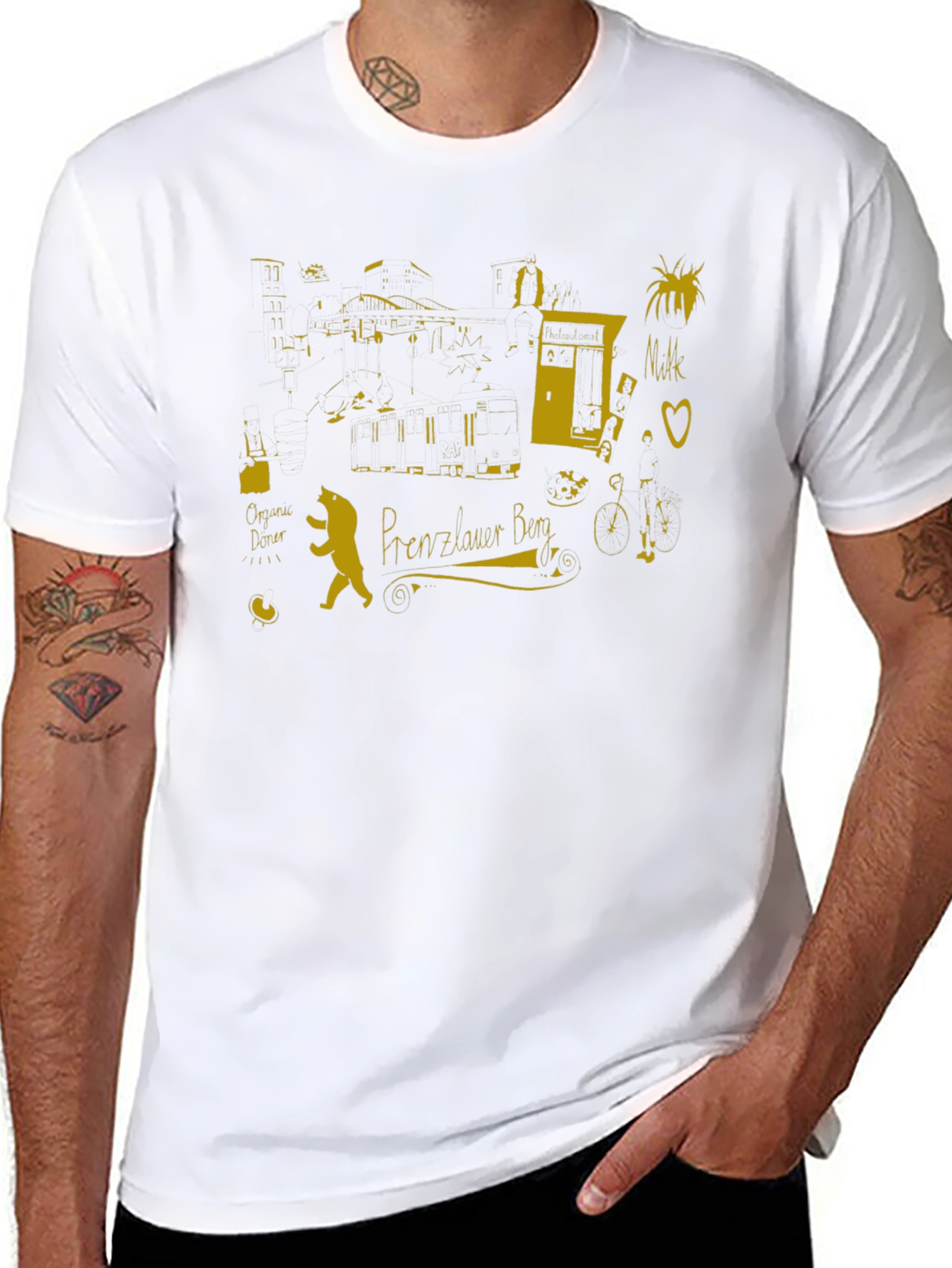 Prenzlauer Berg Graphic Tee - Black
