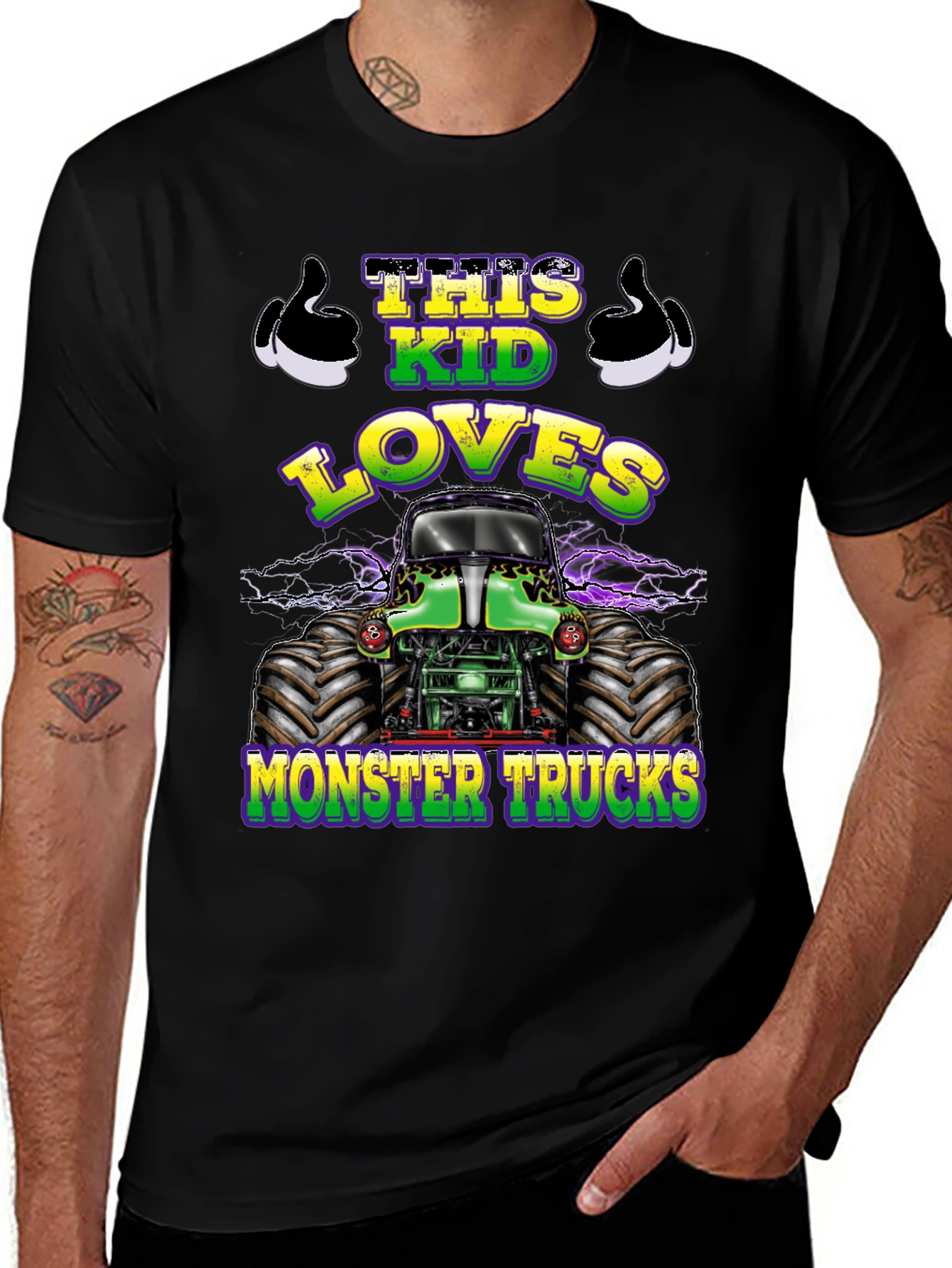 This Kid Loves Monster Trucks T-Shirt