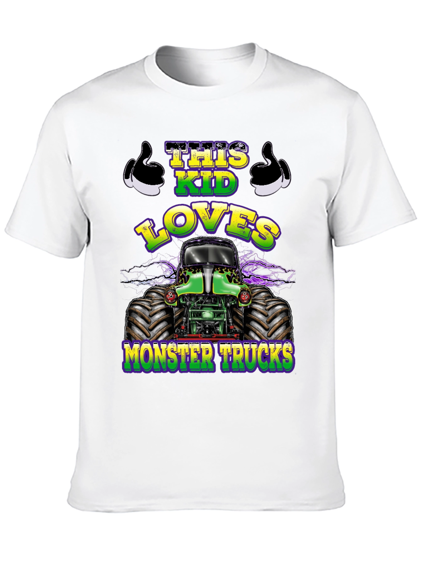 This Kid Loves Monster Trucks T-Shirt