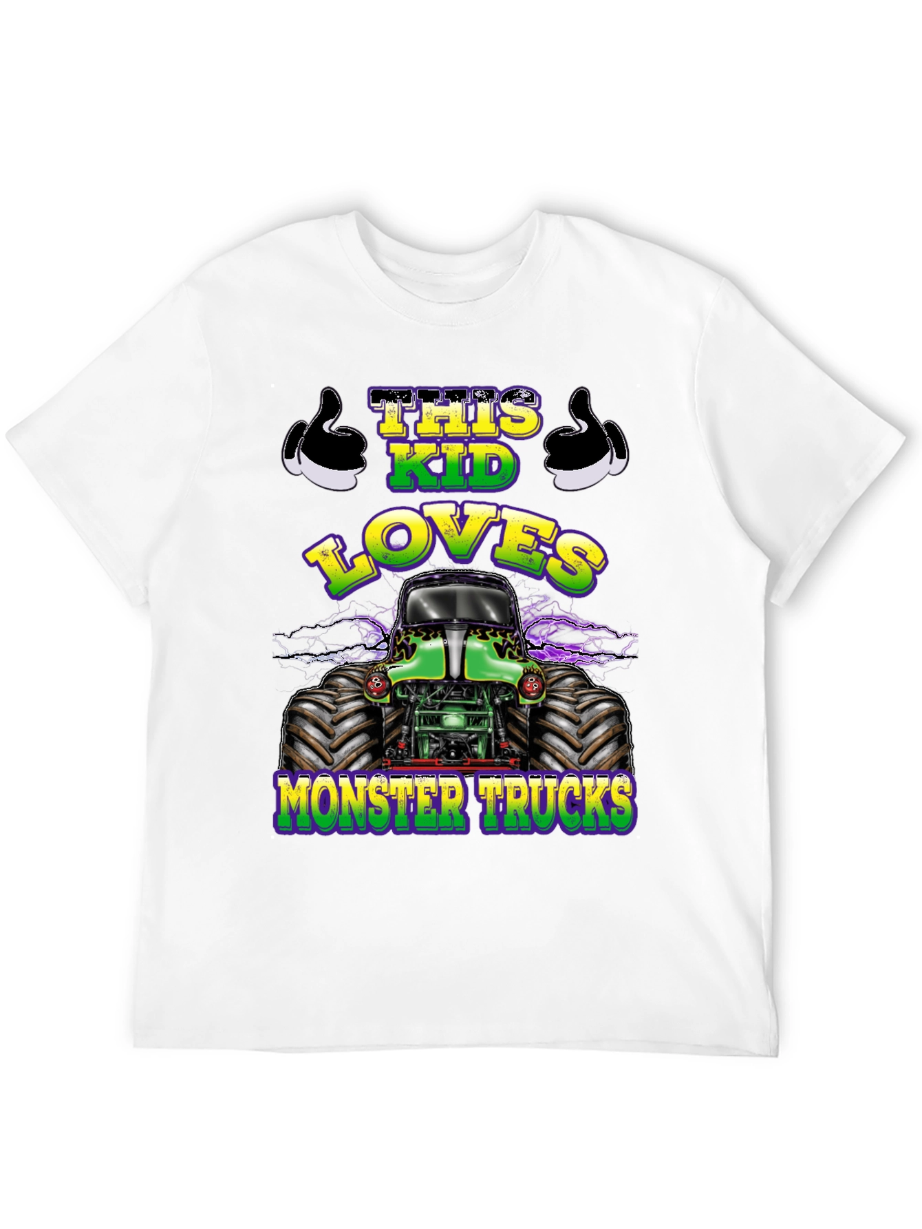 This Kid Loves Monster Trucks T-Shirt