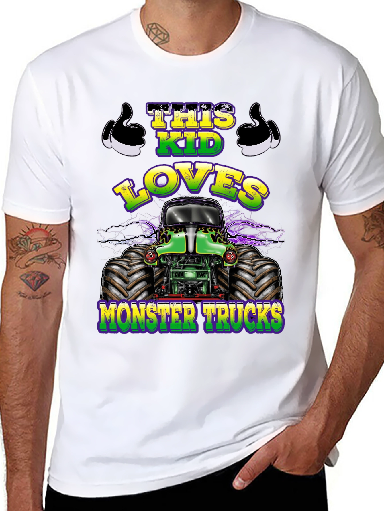 This Kid Loves Monster Trucks T-Shirt