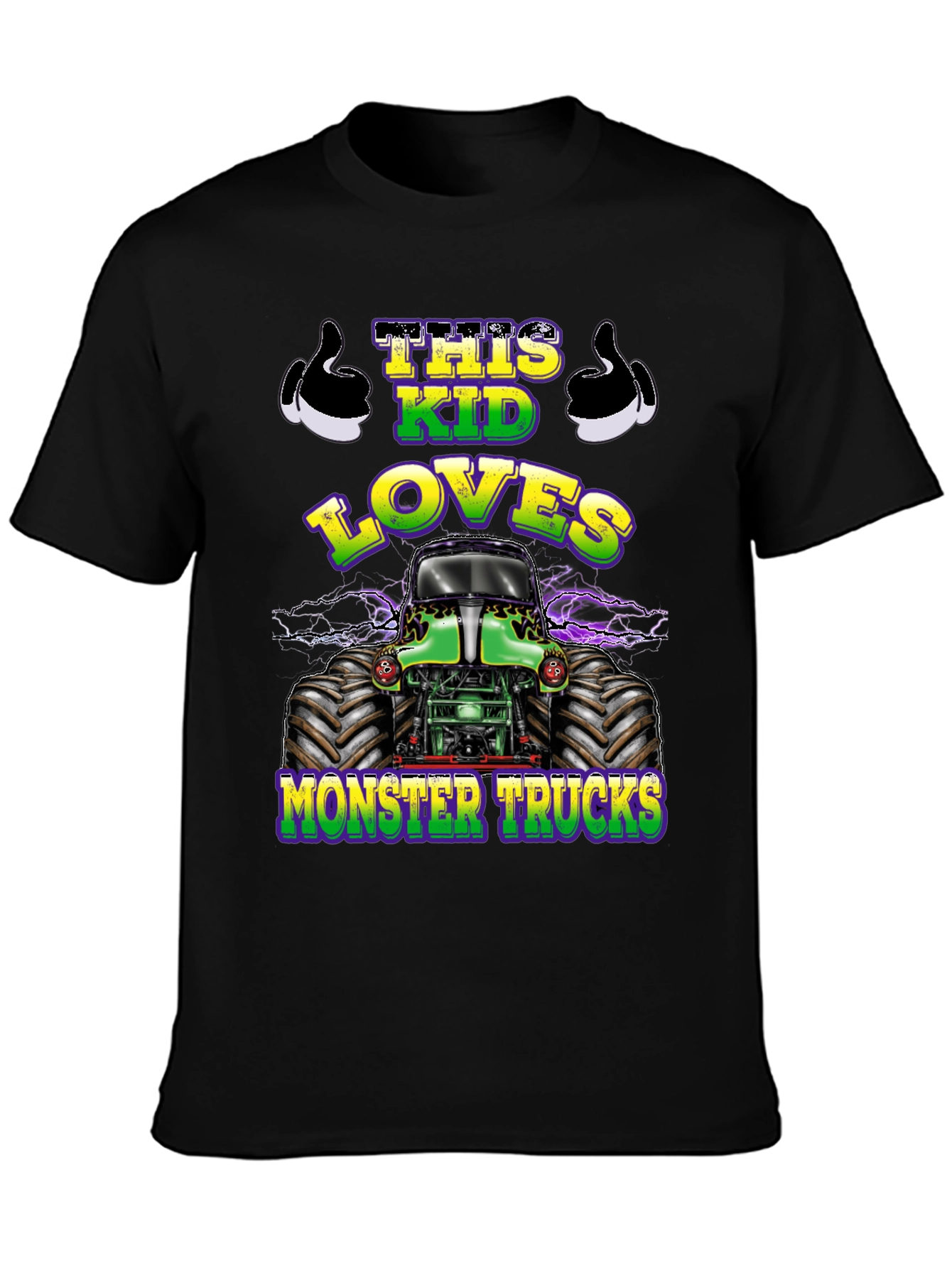 This Kid Loves Monster Trucks T-Shirt