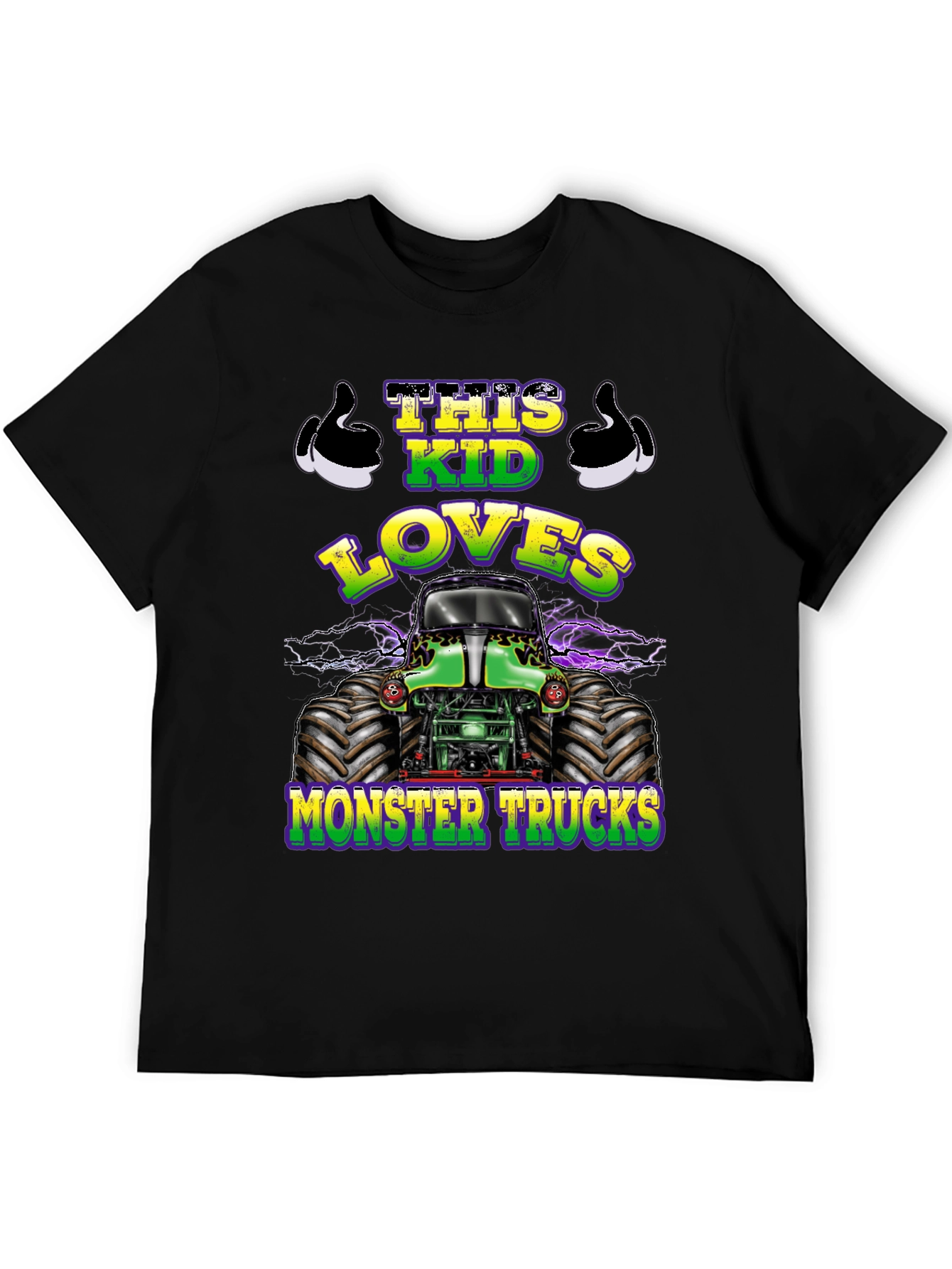 This Kid Loves Monster Trucks T-Shirt