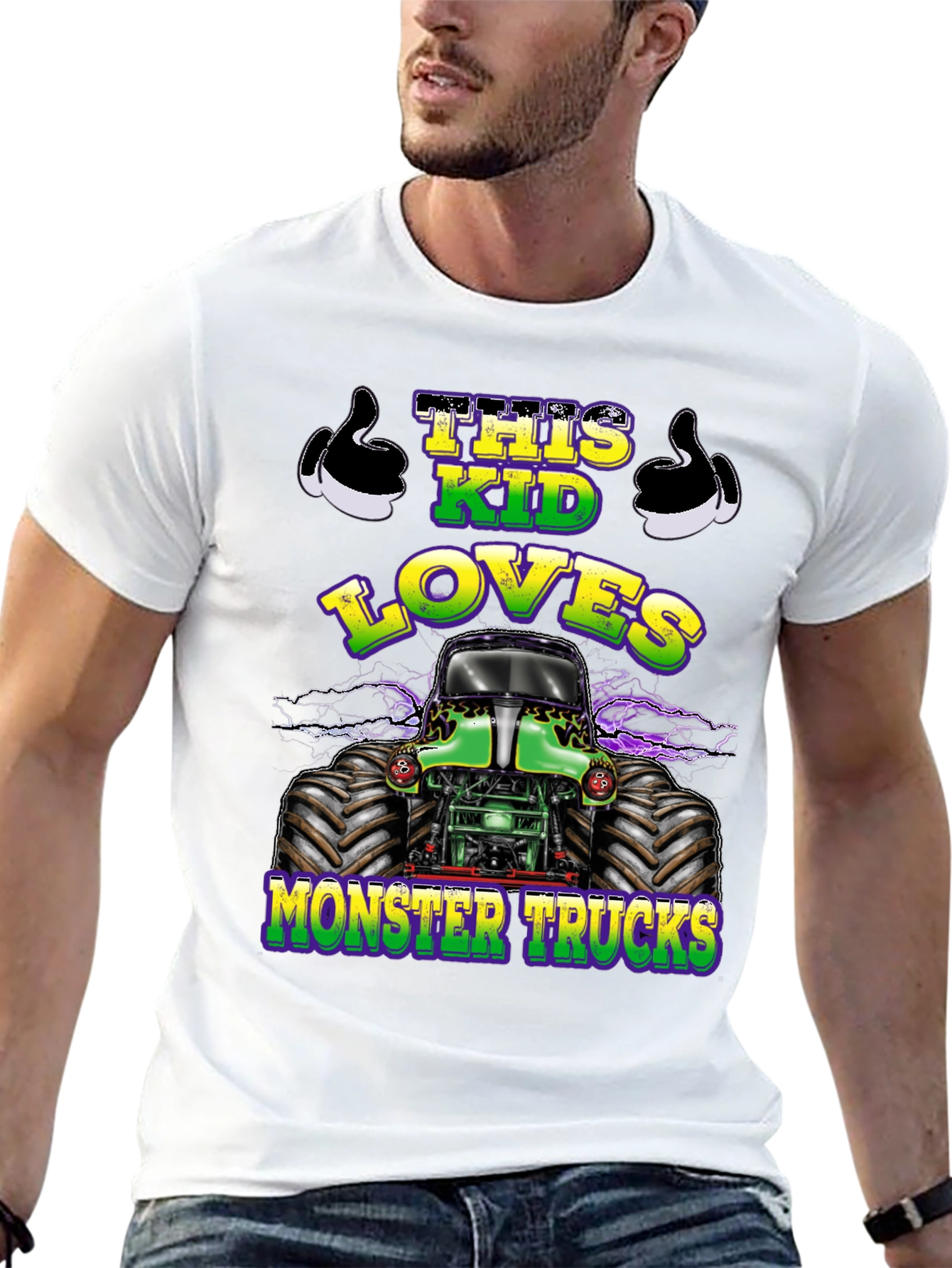This Kid Loves Monster Trucks T-Shirt