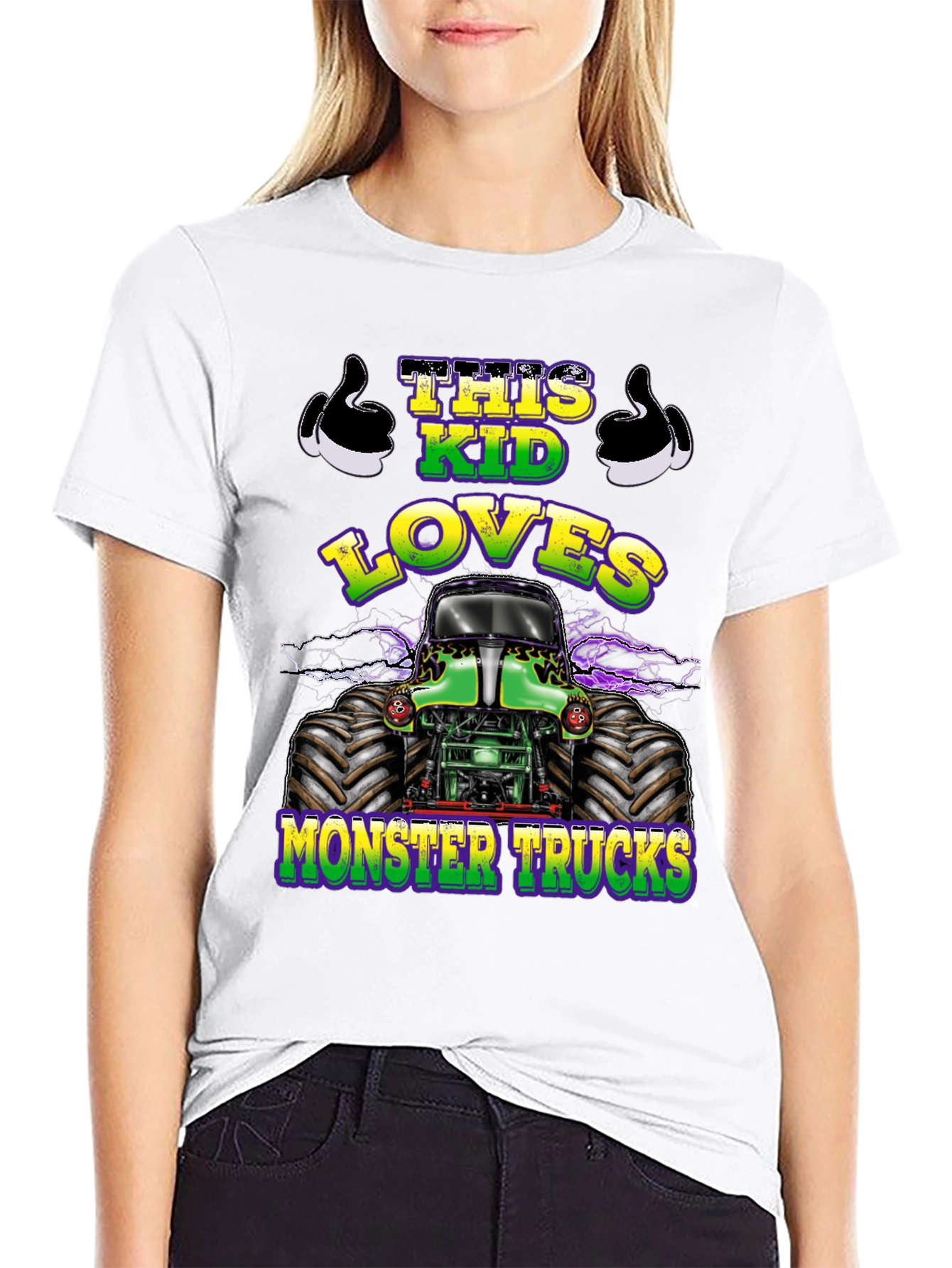 This Kid Loves Monster Trucks T-Shirt
