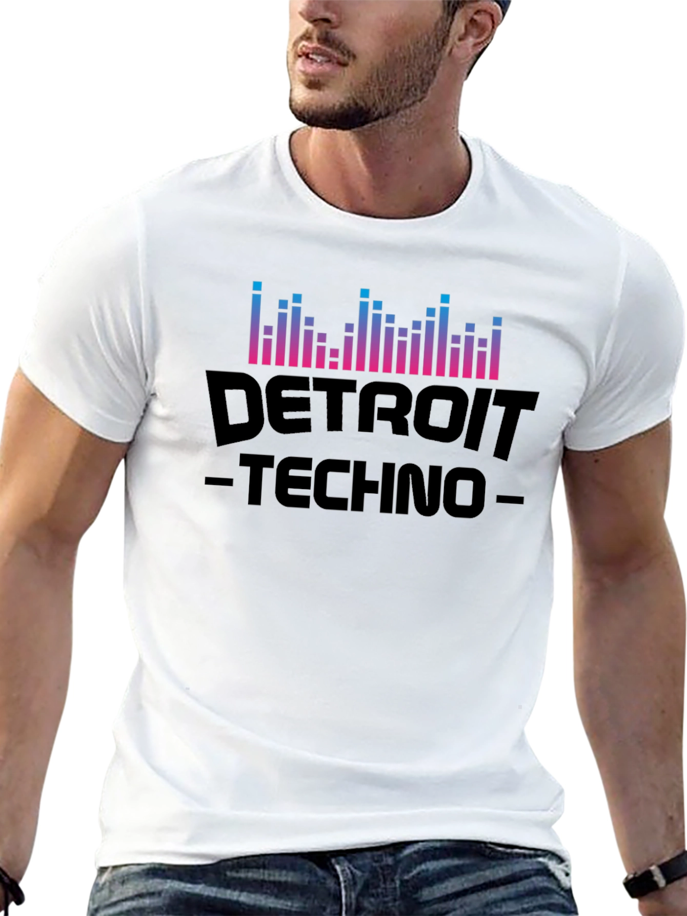 Detroit Techno Graphic T-Shirt - Stylish Music Apparel