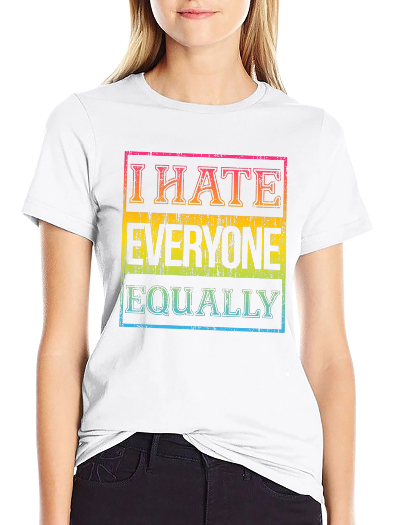 I Hate Everyone Equally Graphic Tee