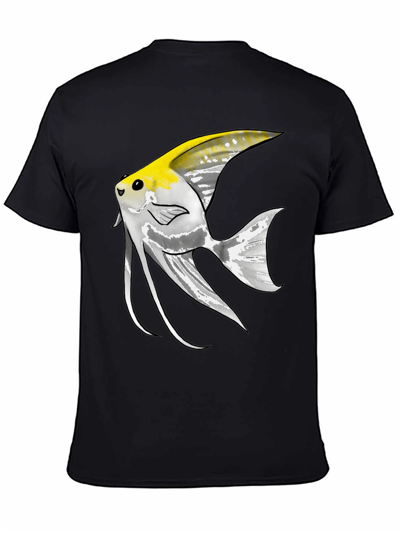 Angelfish Graphic Tee - Unique Fish Design