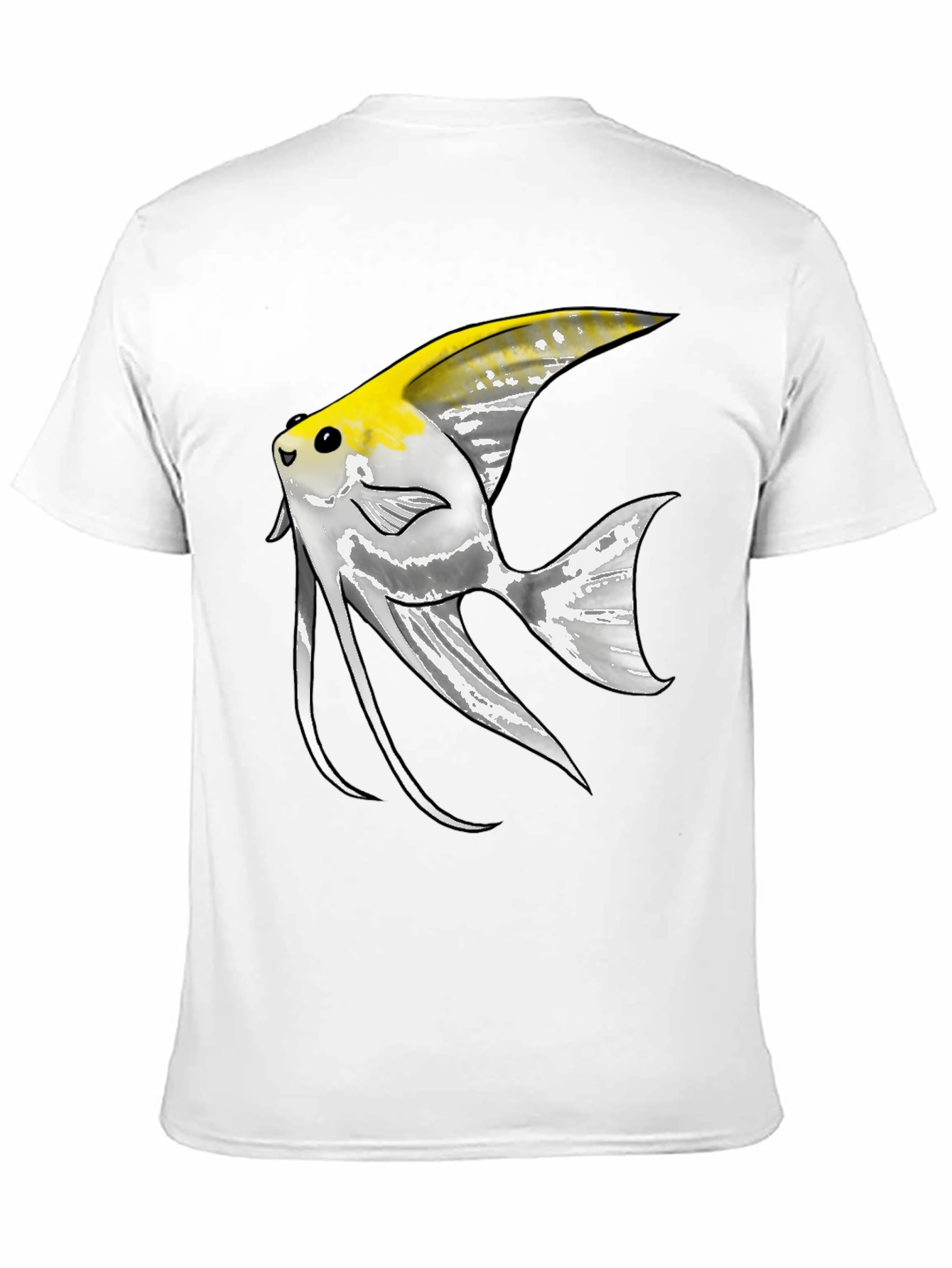 Angelfish Graphic Tee - Unique Fish Design