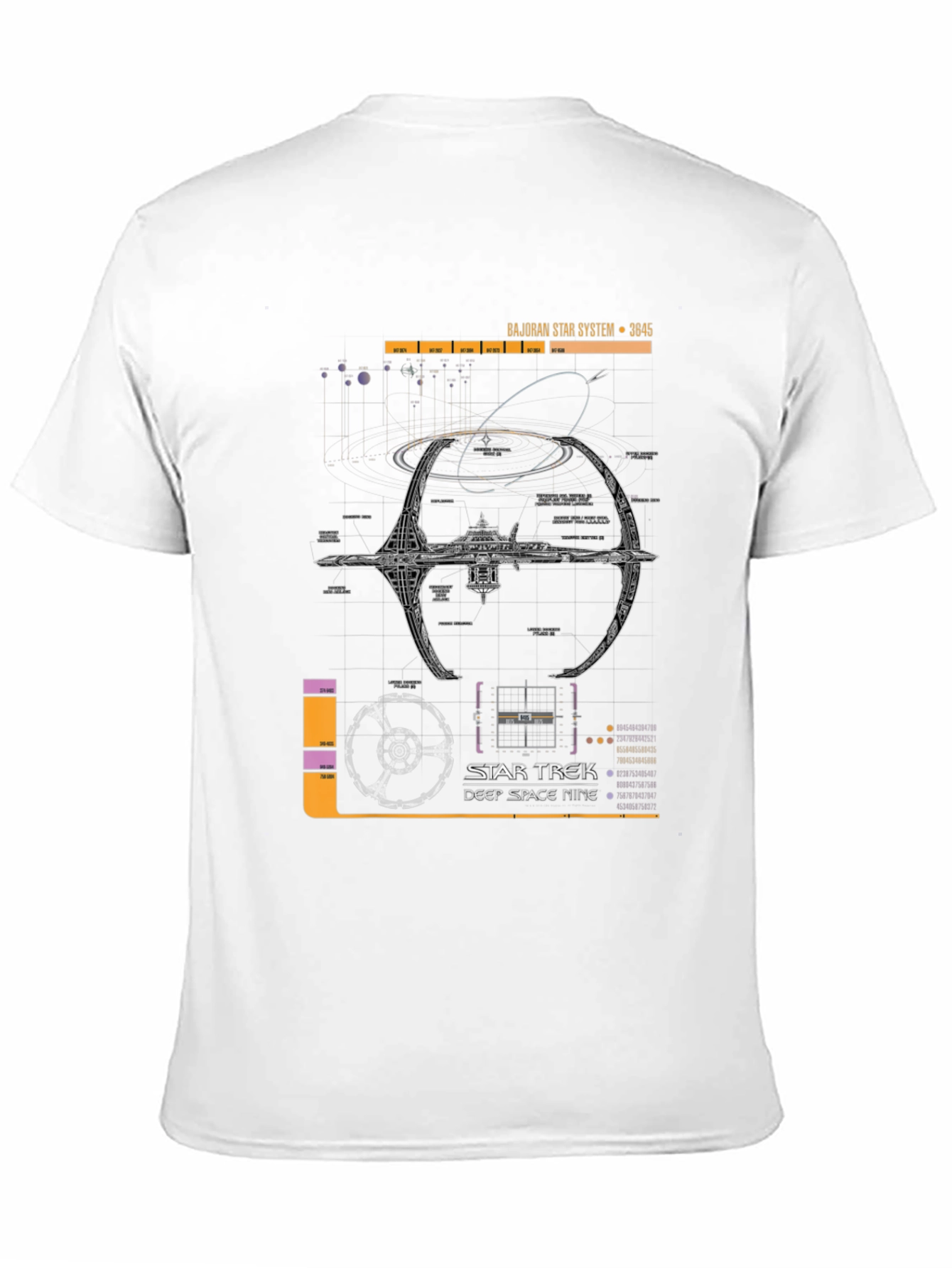 Star Trek Deep Space Nine Schematic T-Shirt