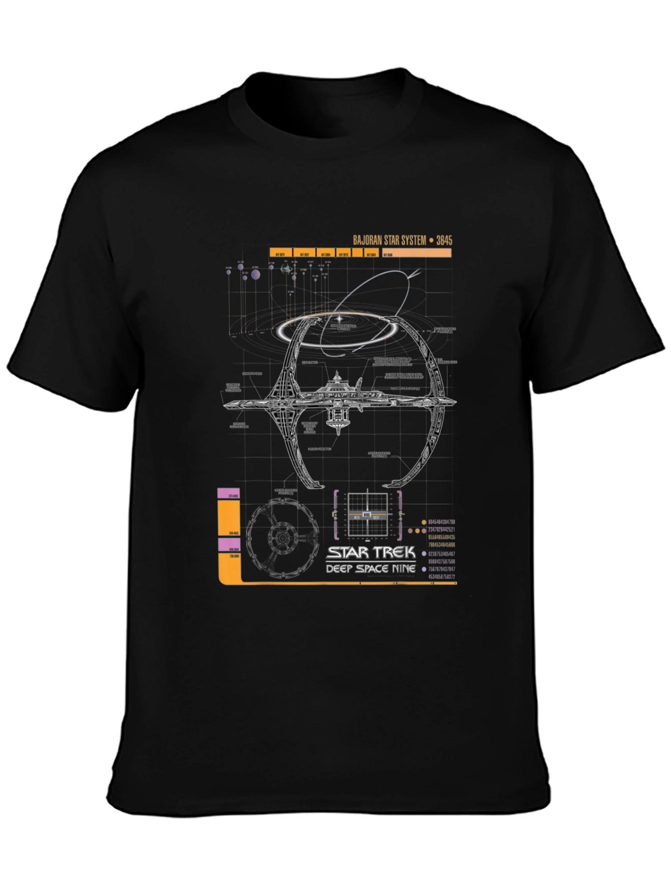 Star Trek Deep Space Nine Schematic T-Shirt