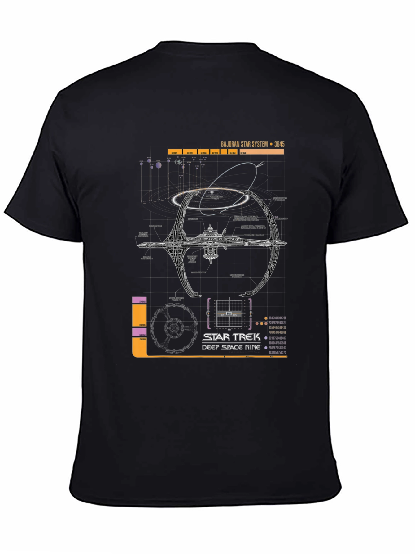 Star Trek Deep Space Nine Schematic T-Shirt