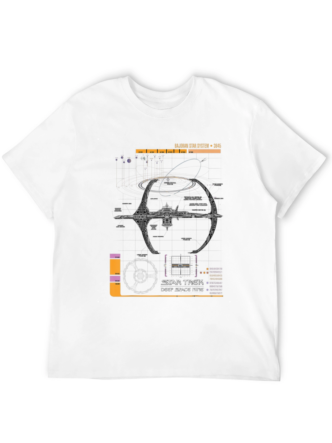 Star Trek Deep Space Nine Schematic T-Shirt
