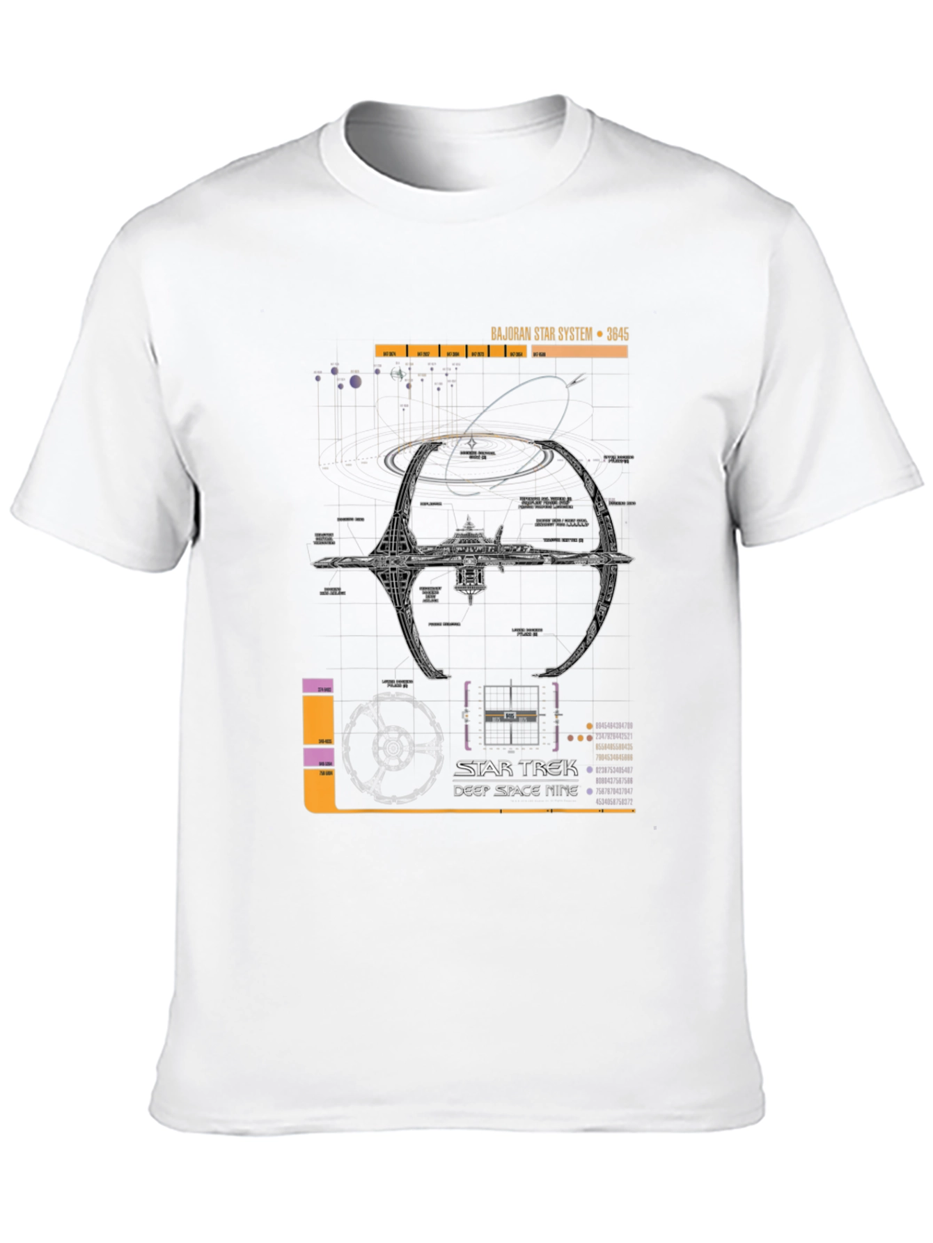 Star Trek Deep Space Nine Schematic T-Shirt