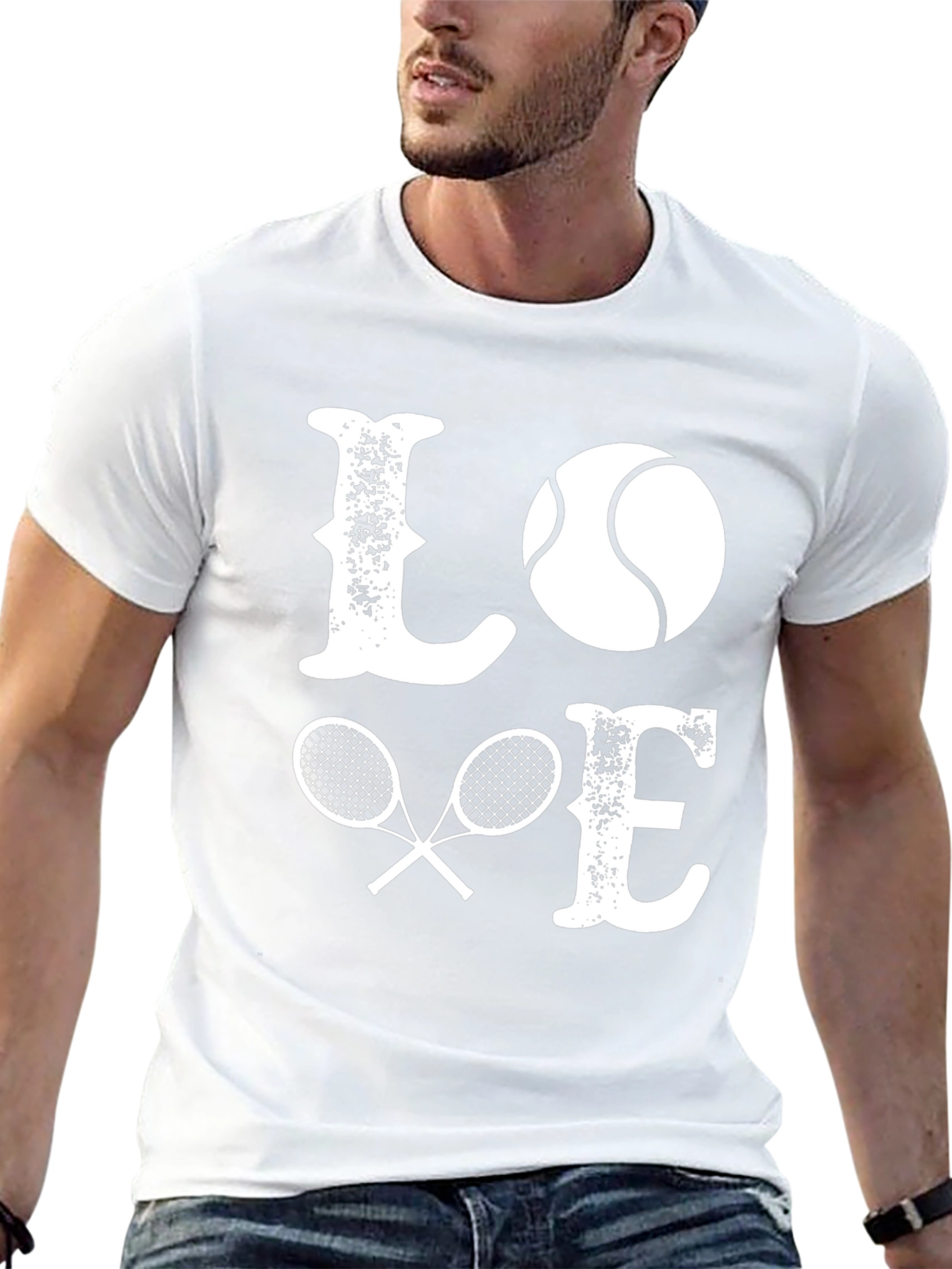 Love Tennis Graphic Tee