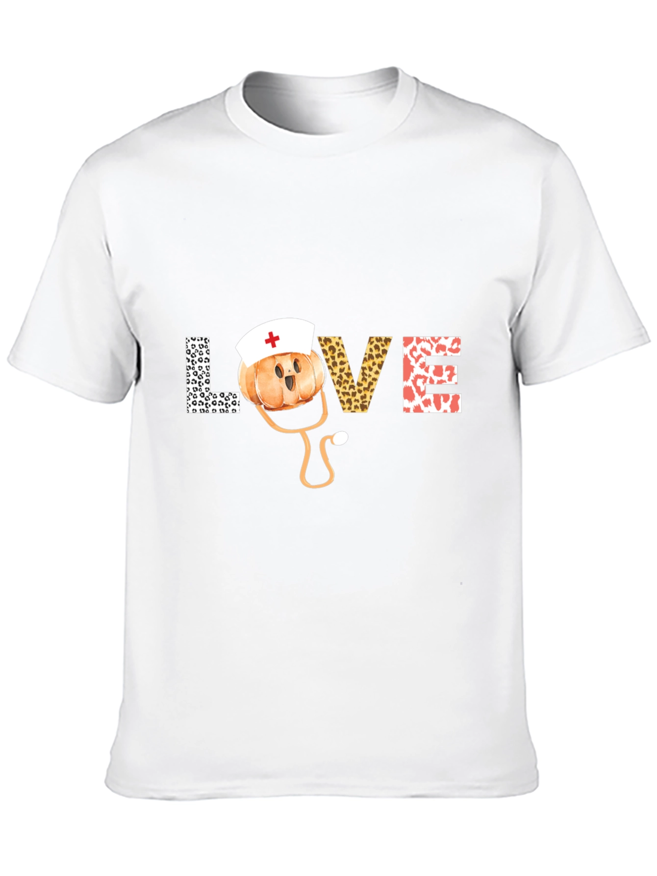Nurse Pumpkin Love T-Shirt - Fall Healthcare Apparel