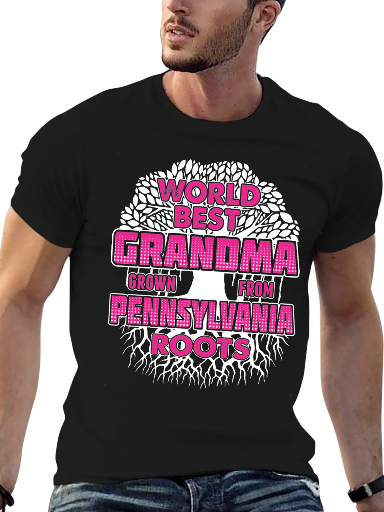 Worlds Best Grandma Pennsylvania Roots T-Shirt