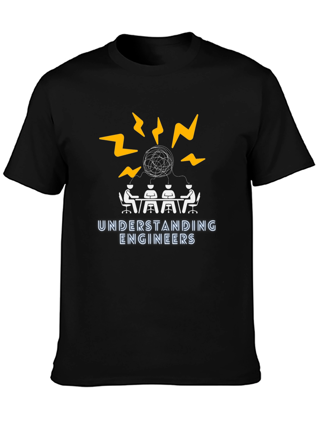 Understanding Engineers Graphic T-Shirt - Black Cotton Tee