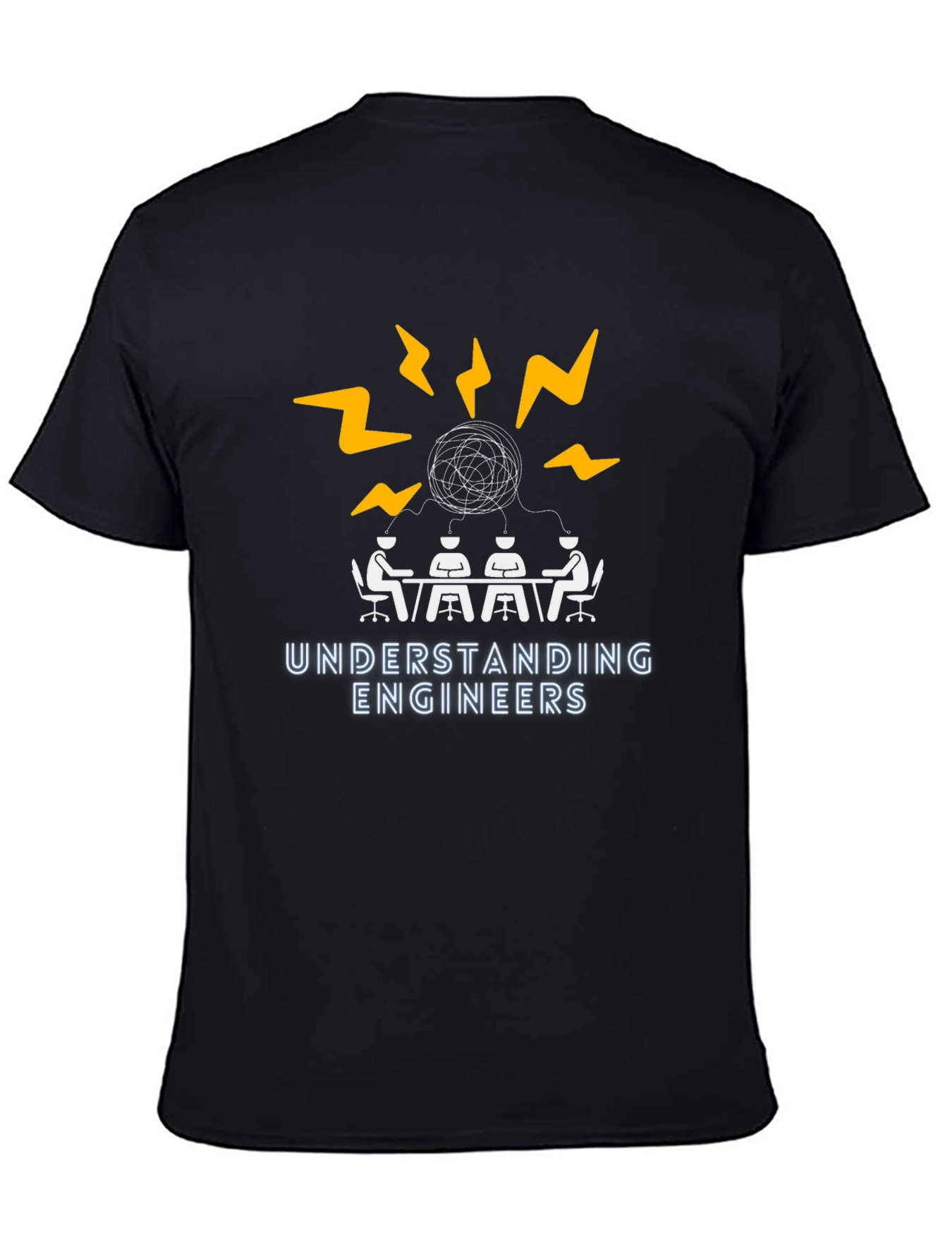 Understanding Engineers Graphic T-Shirt - Black Cotton Tee