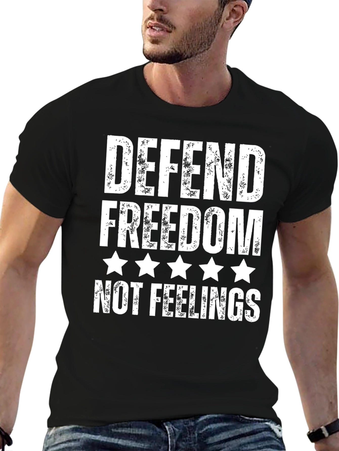 Defend Freedom Graphic Tee - Patriotic T-Shirt