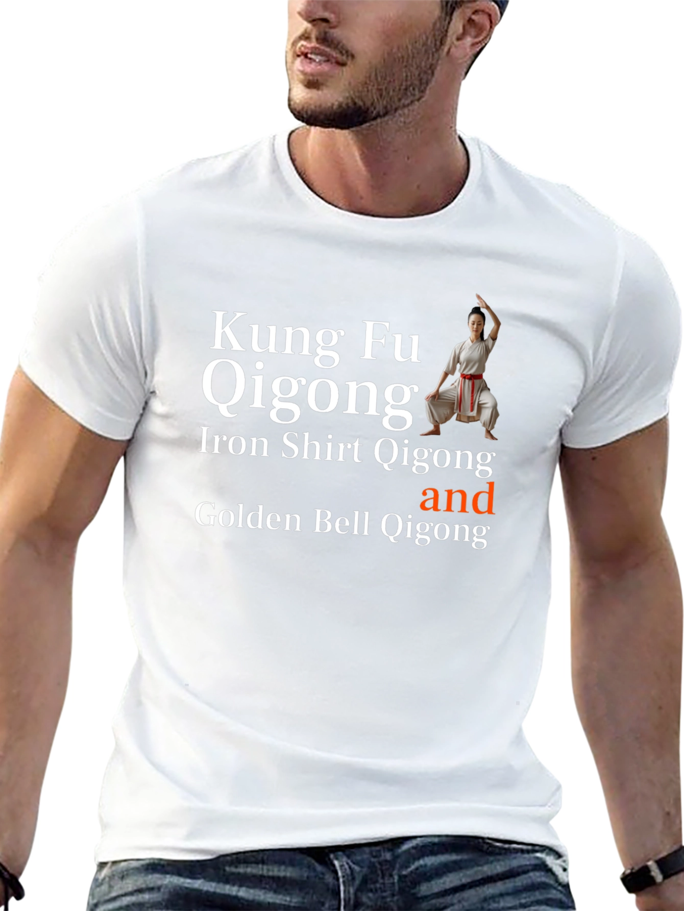 Kung Fu Qigong Black T-Shirt