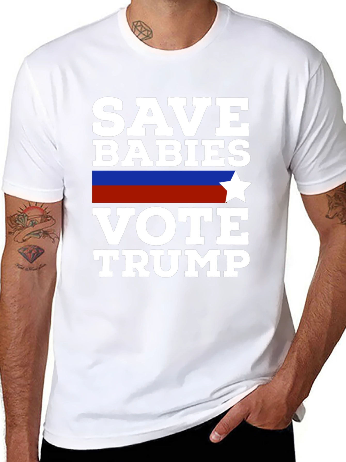 Save Babies Vote Trump T-Shirt