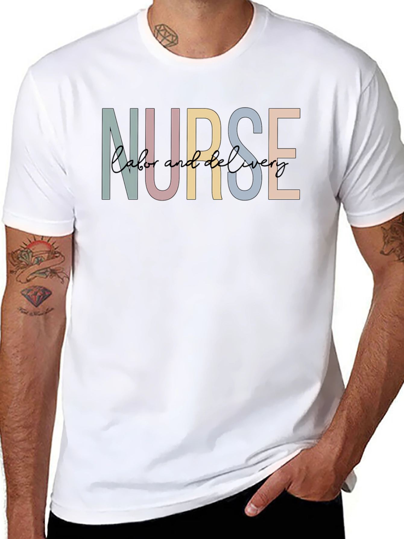 Labor and Delivery Nurse Graphic T-Shirt
