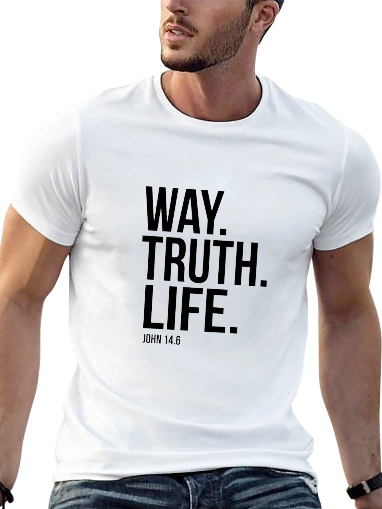 Way Truth Life T-Shirt - John 14:6 Religious Tee