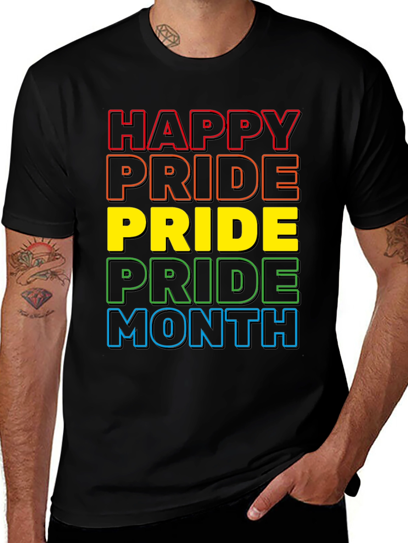 Happy Pride Month Rainbow T-Shirt