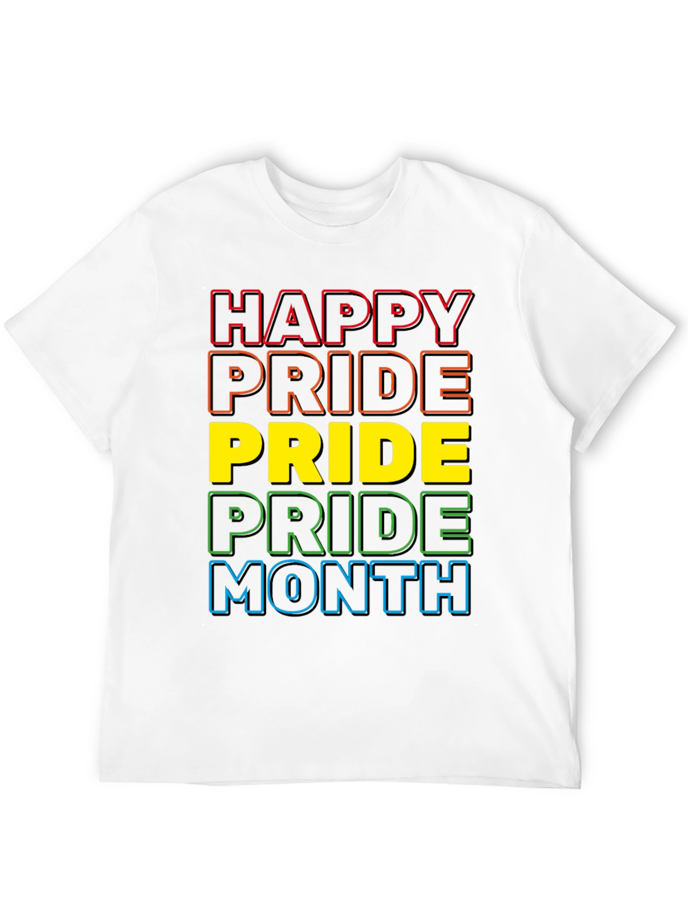 Happy Pride Month Rainbow T-Shirt