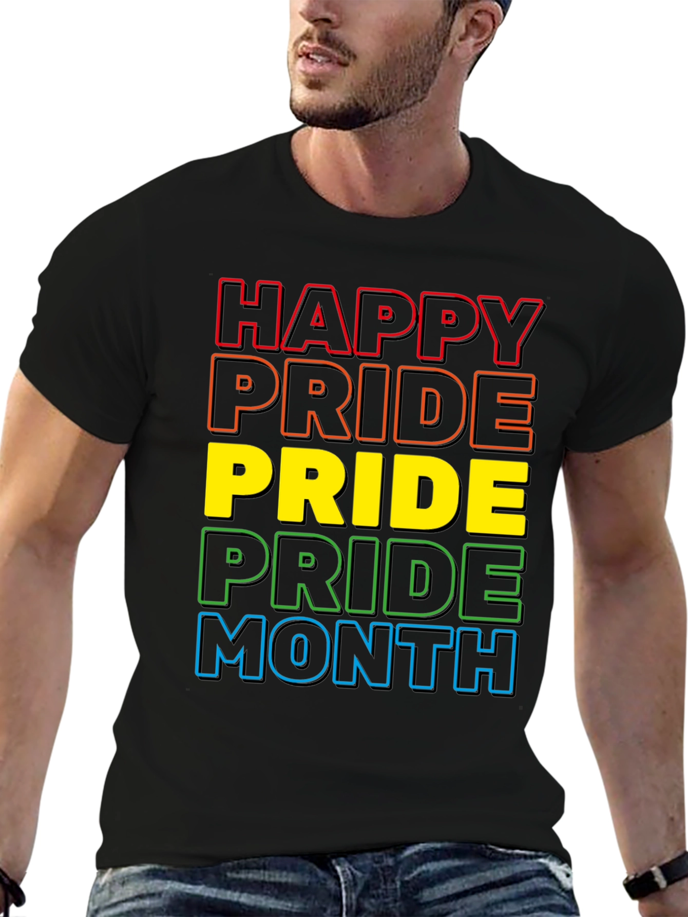 Happy Pride Month Rainbow T-Shirt