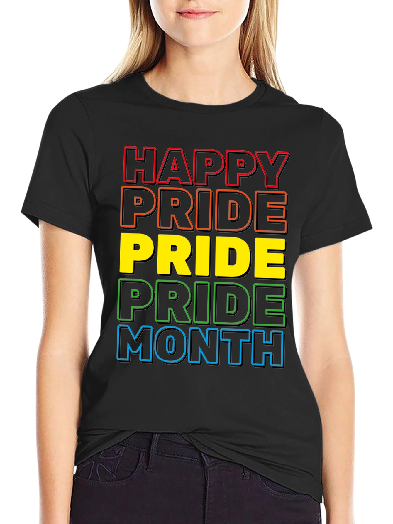 Happy Pride Month Rainbow T-Shirt