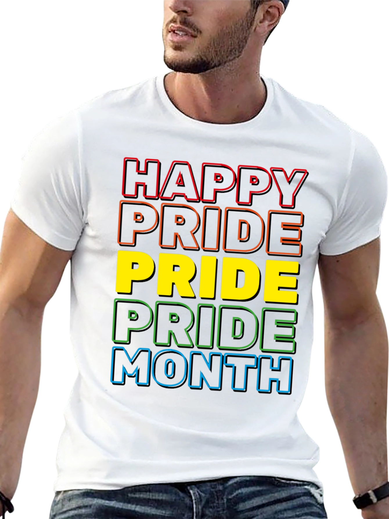 Happy Pride Month Rainbow T-Shirt