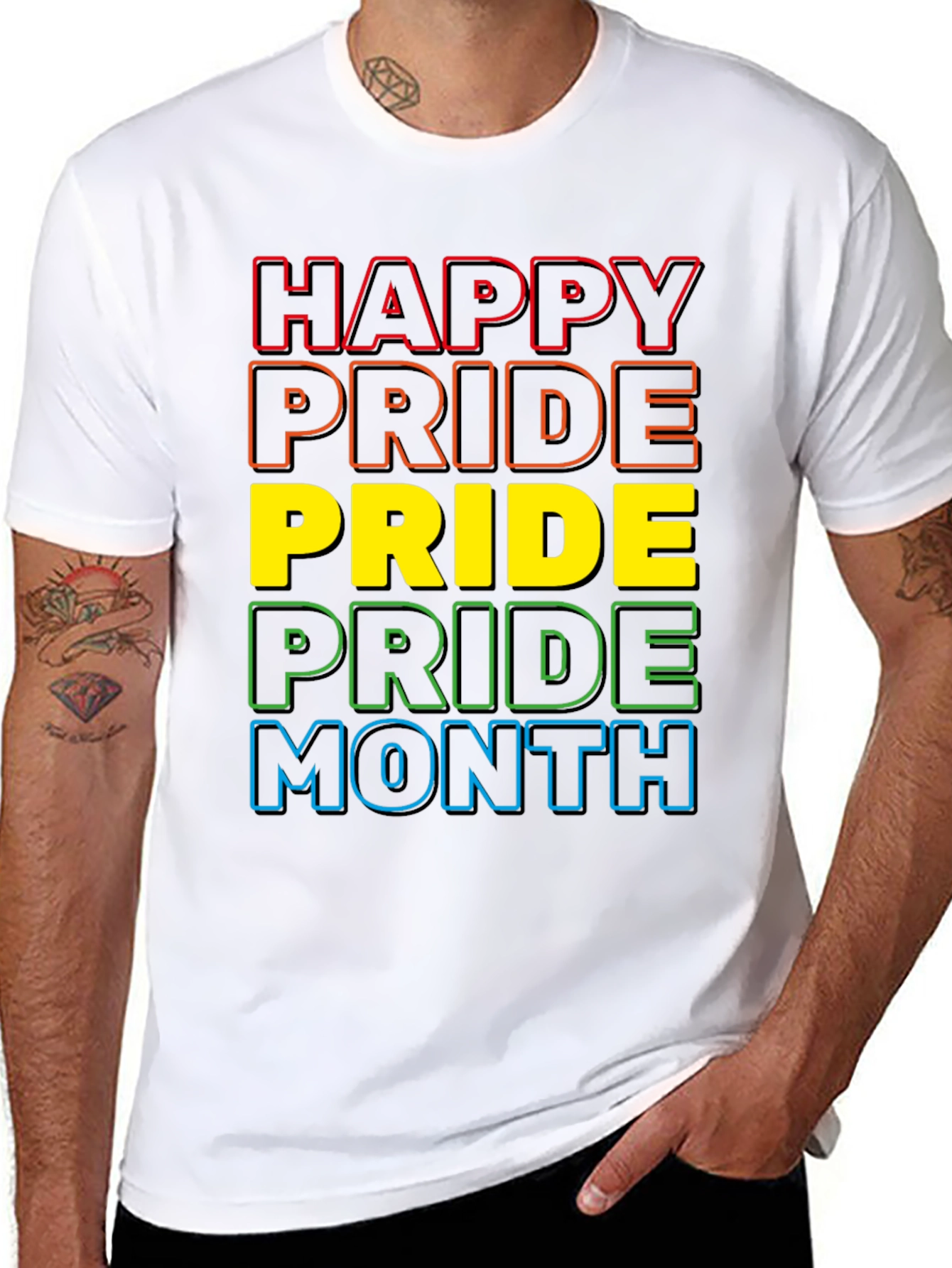 Happy Pride Month Rainbow T-Shirt