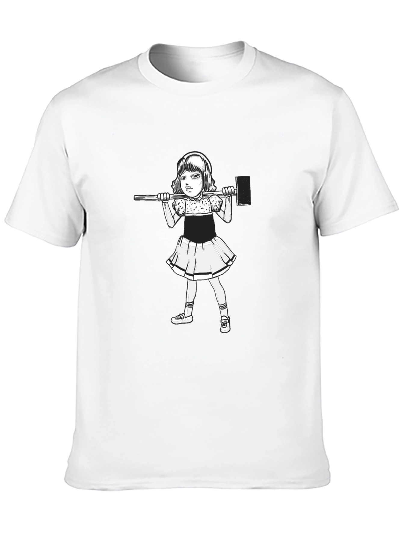 Hammer Girl Graphic Tee - Black