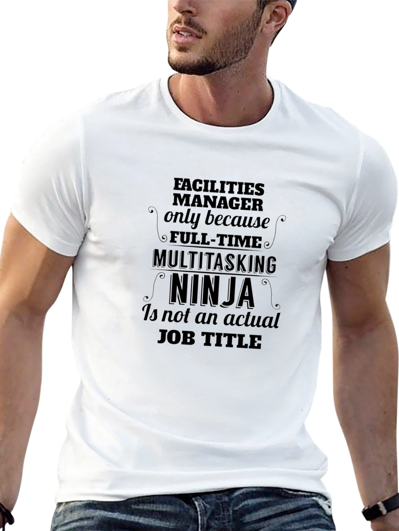 Facilities Manager Ninja Graphic T-Shirt