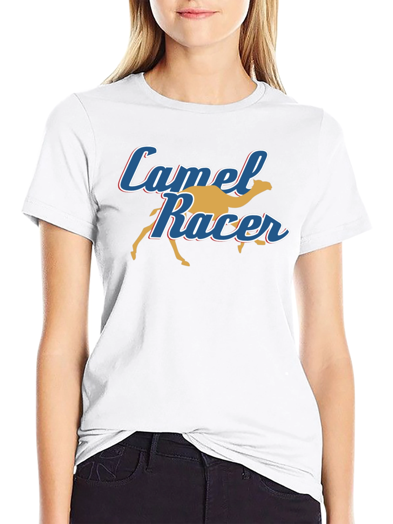 Camel Racer Graphic T-Shirt - Soft Cotton Tee