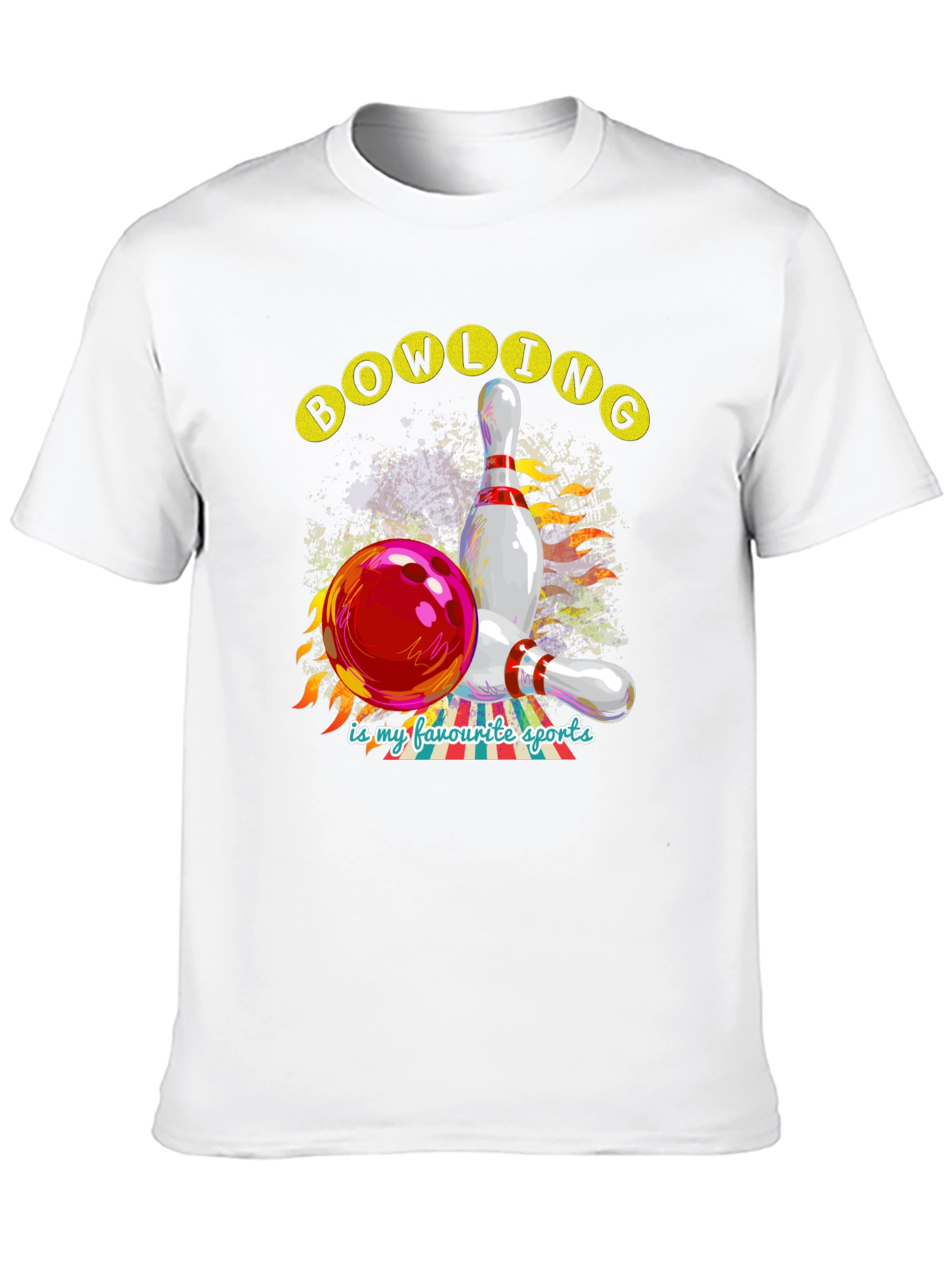 Bowling is My Favorite Sports Graphic Tee