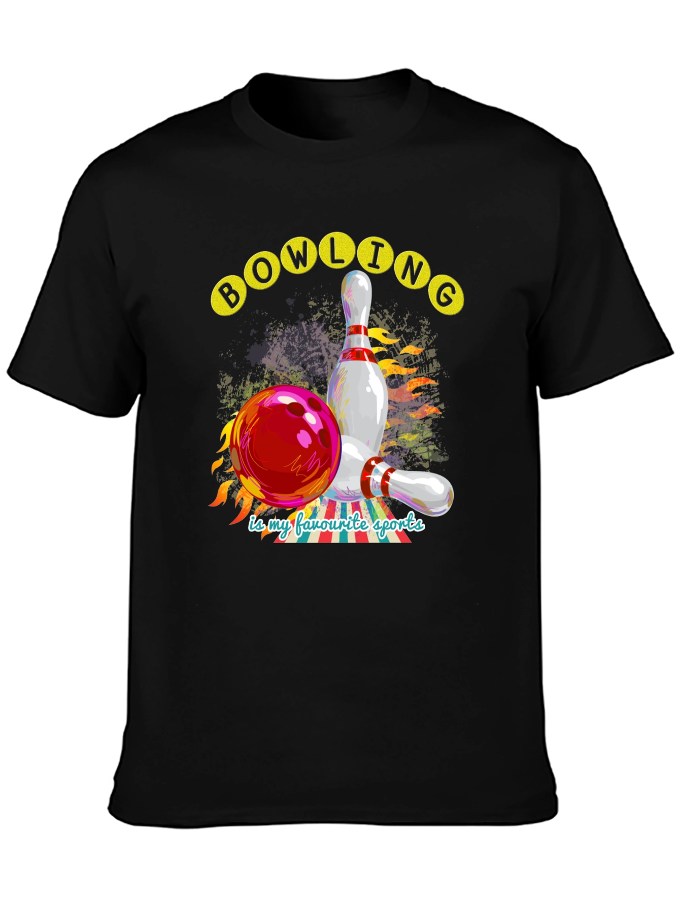 Bowling is My Favorite Sports Graphic Tee